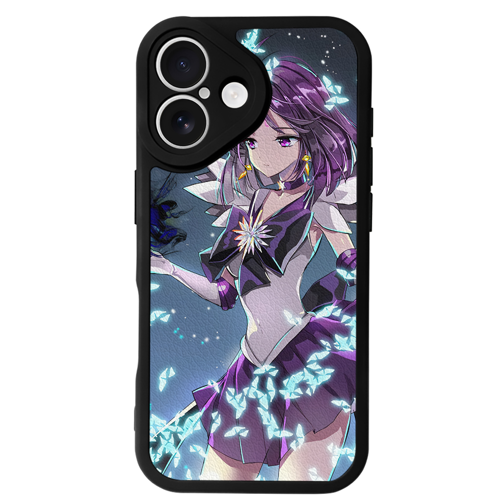 （画像用） 美少女戦士セーラームーン Sailor Moon 【iPhone 16シリーズ対応】シリコンスマホケース（レザー調） 材質：シリコン